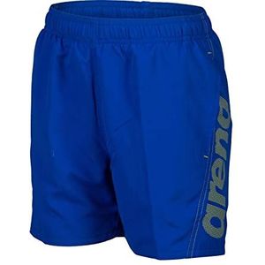 ARENA Fundamentals Arena Logo Jr Boxer R Swim Trunks Jongens, Neon Blue-Soft Green