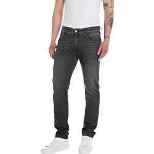 Replay Anbass Powerstretch Denim Jeans voor heren, Donkergrijs 097