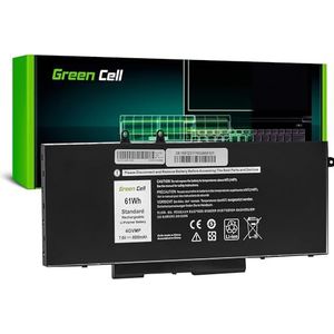 Green Cell 4GVMP R8D7N 1V1XF Batterie pour ordinateur portable Dell Precision 3540 3550 Inspiron 17 7791 2 en 1 15 7590 7591 Latitude 5400 5410 5500 5510 8000 mAh 7,6 V Noir