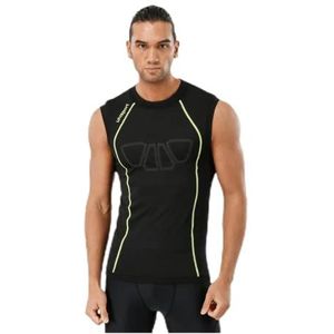 uhlsport Bionikframe Tanktop voor heren, zwart/neon geel