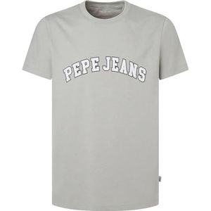Pepe Jeans T-shirt Clement pour homme, Vert (gris vert), L