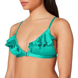 Seafolly Shine on Fixed Tri Haut De Maillot, Vert (Evergreen Evergreen), 36 (Taille Fabricant: 8) Femme