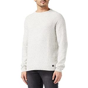 TOM TAILOR Denim Gestructureerd sweatshirt voor heren, 28655 - Off White Blue Nep Structuur