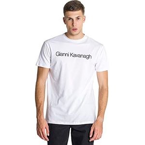 Gianni Kavanagh White Bliss Maxi Slim Tee T-shirt voor heren, Wit.