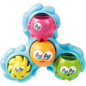 TOMY Games E72820C Spin & Splash Toomies Octopus badspeelgoed voor water spelen, geschikt voor 1, 2, 3 en 4 jaar, oude meisjes en jongens, verschillende
