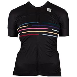 SPORTFUL Vélodrome W SS Jrs Maillot Long Femme, Noir, XXL