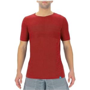 UYN Run Fit T-shirt voor heren, pompei, maat M, Pompei-rood
