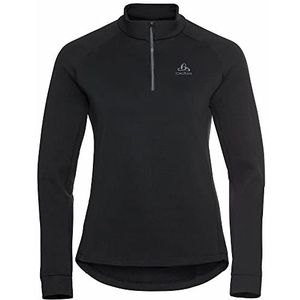 Longsleeve Odlo Women Mid Layer 1/2 Zip Berra Black