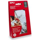 APLI - AGIPA 41373 draadlabel 18 x 29 mm, wit, 200 stuks
