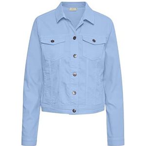 KAFFE Kazelina denim jas Kaffe dames casual jas lange mouwen regular fit KAzelina denim jas dames, windsurfer