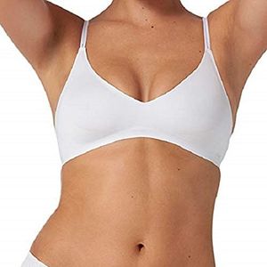 sloggi Dames Body Adapt Soft Bra - BH zonder beugel - 3D geltechnologie past zich aan de borst aan en geeft ondersteuning - comfortabele en onzichtbare pasvorm - middenondersteuning, wit, M-L