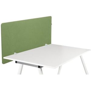 hjh OFFICE Akustik FLEXMIUT D1 Séparateur de table 62 x 120 cm Protection visuelle et isolation acoustique Vert