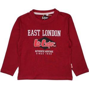 Lee Cooper Lee Cooper T-shirt met lange mouwen voor jongens, ROT