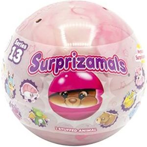 Joy Toy Surprizamals Schattig klein pluche dier 6 cm in verrassingsbal, meerkleurig