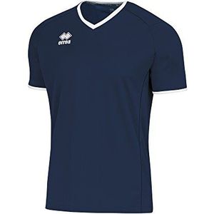 Errea Lennox T-shirt voor volwassenen, uniseks, Marineblauw.