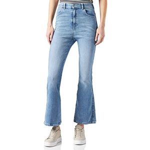 Dr. Denim Moxy Flare damesjeans, Breeze halfhoge zoom