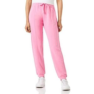 Champion Legacy American Classics Powerblend Terry High Waist Relaxed Rib Cuff Dames Sweatpants Hot Pink S, aangestoken roos