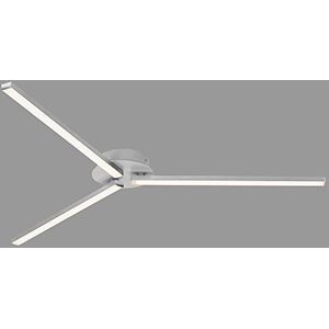 Briloner Leuchten LED-plafondlamp 15W 685x593x46mm 2-armig zwenkbaar 1500lm 3000K warm wit