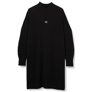Calvin Klein Jeans Plus Label Losse trui-jurk voor dames, Zwart