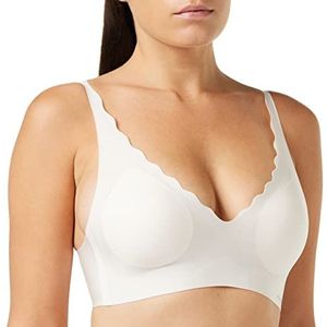 Sloggi Zero Feel Wavy Bralette damesbeha, Angora (stad)