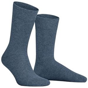 Hudson 004400 Relax Cotton Sokken, Blauw (Marine-Mel.0387), FR: 43-44 (Manufacturer Maat: 43/44), Heren