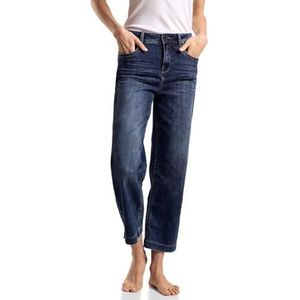 Street One A377776 Jeans voor dames, straight fit, Authentic Indigo Wash