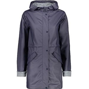 CMP Rain Trench damesjas Wp 3.000, Zwart/Blauw