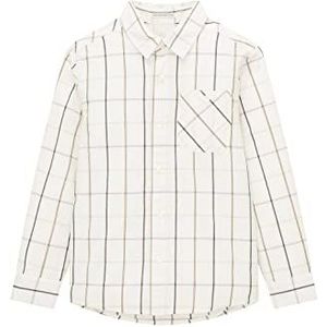 TOM TAILOR Shirt voor jongens, 31153 - gebroken wit kleurrijke ruit, 152, 31153 - Off White Kleurrijke Check