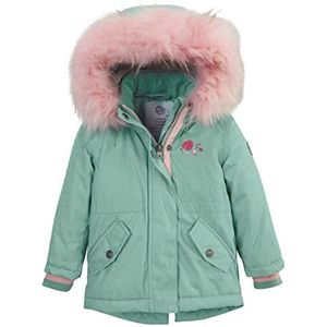 first instinct by killtec Parka met capuchon, uniseks, staalmunt, 74-80, Mint staal