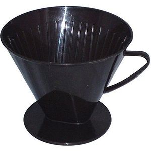 FACKELMANN 42258 filterhouder van kunststof voor koffiefilters bruin