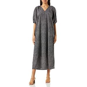 Part Two sade casual jurk dames, Zwarte Japanse print