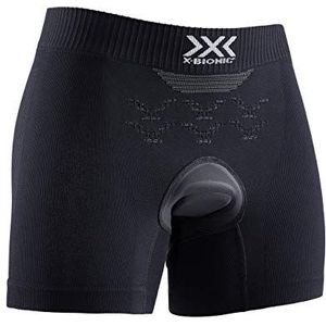 X-BIONIC Energizer 4.0 Light Padded Boxershorts voor dames, Opaal Zwart/Arctic Wit