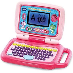 VTech - Tablet Ordi-P'tit Genius Touch roze - kindercomputer, educatieve tablet - 2/6 jaar - inhoud in het Frans, paars