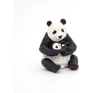 Papo – 50196 – figuur – dieren – zittende Panda en haar kleintje