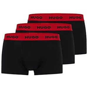 HUGO Triplet Pack Trunk Men, zwart.