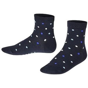 FALKE Multidot Korte sokken, uniseks, katoen, wit, grijs, meer lage kleuren, versterkt met kleurrijke modesieraden voor zomer of winter, 1 paar, Blauw (Navy 6120)