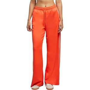 Urban Classics Joggingbroek voor dames met wijde pijpen, Rood signaal, XL