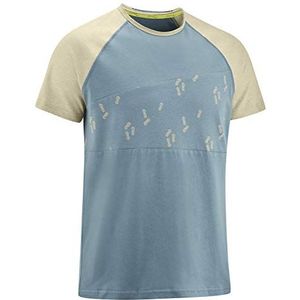 Edelrid Greenclimb T-shirt voor heren, Stenen blauw