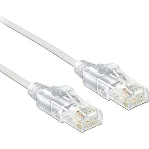 DeLOCK 0,5 m Cat.6, UTP netwerkkabel wit 0,5 m Cat6 U/UTP (UTP)