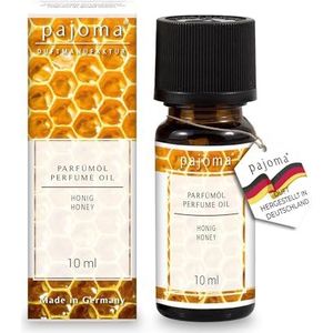 pajoma® Geurolie, 10 ml, honing, fijnste geuroliën voor aromatherapie, aromalamp, aromadiffuser, massage, natuurlijke cosmetica, premium kwaliteit