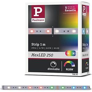 Paulmann 79865 MaxLED 250 LED Strips 1 m RGBW IP20 incl. strips 1x6,5 watt strip lichtstrip 3000K