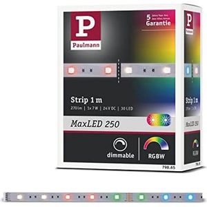 Paulmann 79865 MaxLED 250 LED Strips 1m RGBW IP20 incl. Strips 1x6.5W Strip Light 3000K