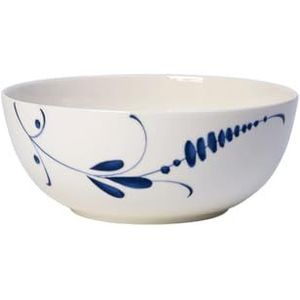 Villeroy & Boch Vieux Luxembourg takje slakom, 23 cm, premium porselein, wit
