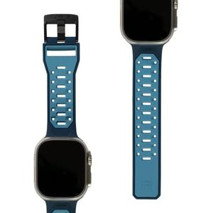 Urban Armor Gear Verstelbare vervangende siliconen armband zweetbestendig, compatibel met Apple Watch 49/45/44/42 mm, iWatch Series Ultra/SE2/8/1-7/SE Civilian Mallard (nieuwe editie)