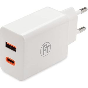 FeinTech NLG00833 Oplader USB C PD 30W snel opladen USB A & USB C Power Delivery PPS snellader compatibel met iPhone 13 Google Pixel 6 Samsung Galaxy S22