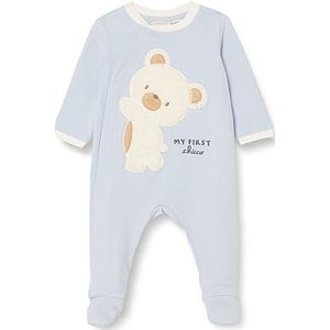 Chicco Katoenen overall met voet, pyjama voor baby's en jongens, baby, jongens, Lichtblauw (927)