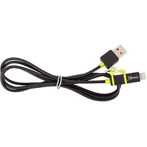 Xenic UMCL12 Micro-USB/Lightning-kabel, zwart