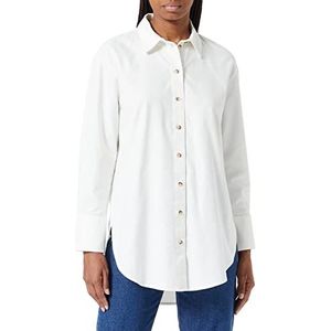 TOM TAILOR Denim Dames shirt met lange mouwen 1035870, 31042 - lila vibe, M, 31042 - Lilac Vibe