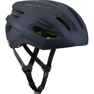 BBB Cycling, Mountainbike-helm voor dames en heren, MIPS-veiligheidsbescherming, licht en afneembaar vizier, Dune 2.0, reistas, BHE-22T, matzwart, maat M (54-58 cm)