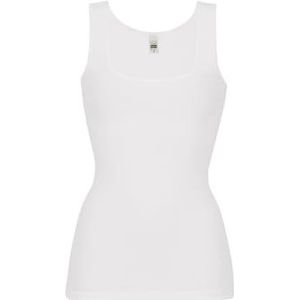 Trigema Dubbelpak dames onderhemd (2 stuks) wit (wit 001), L, Wit (Weiss 001)